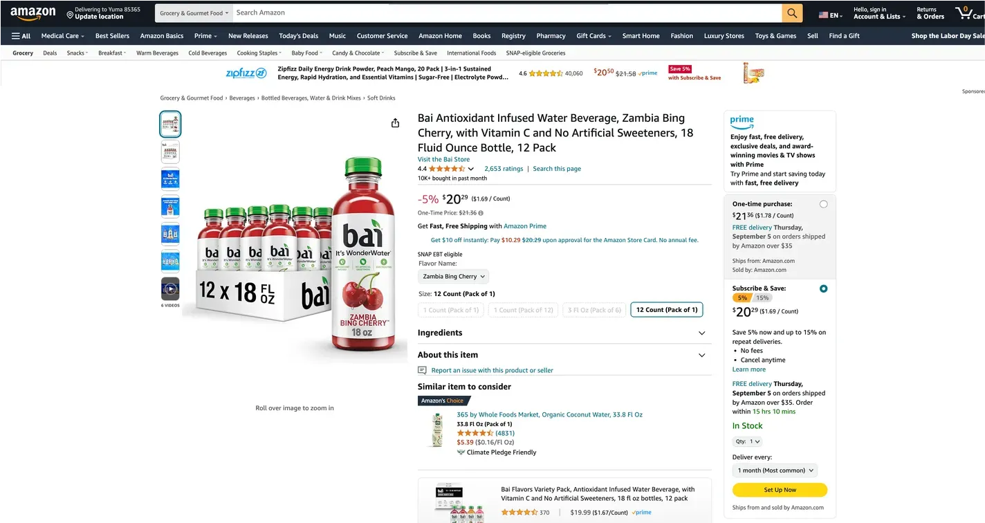 Amazon Subscribe & Save