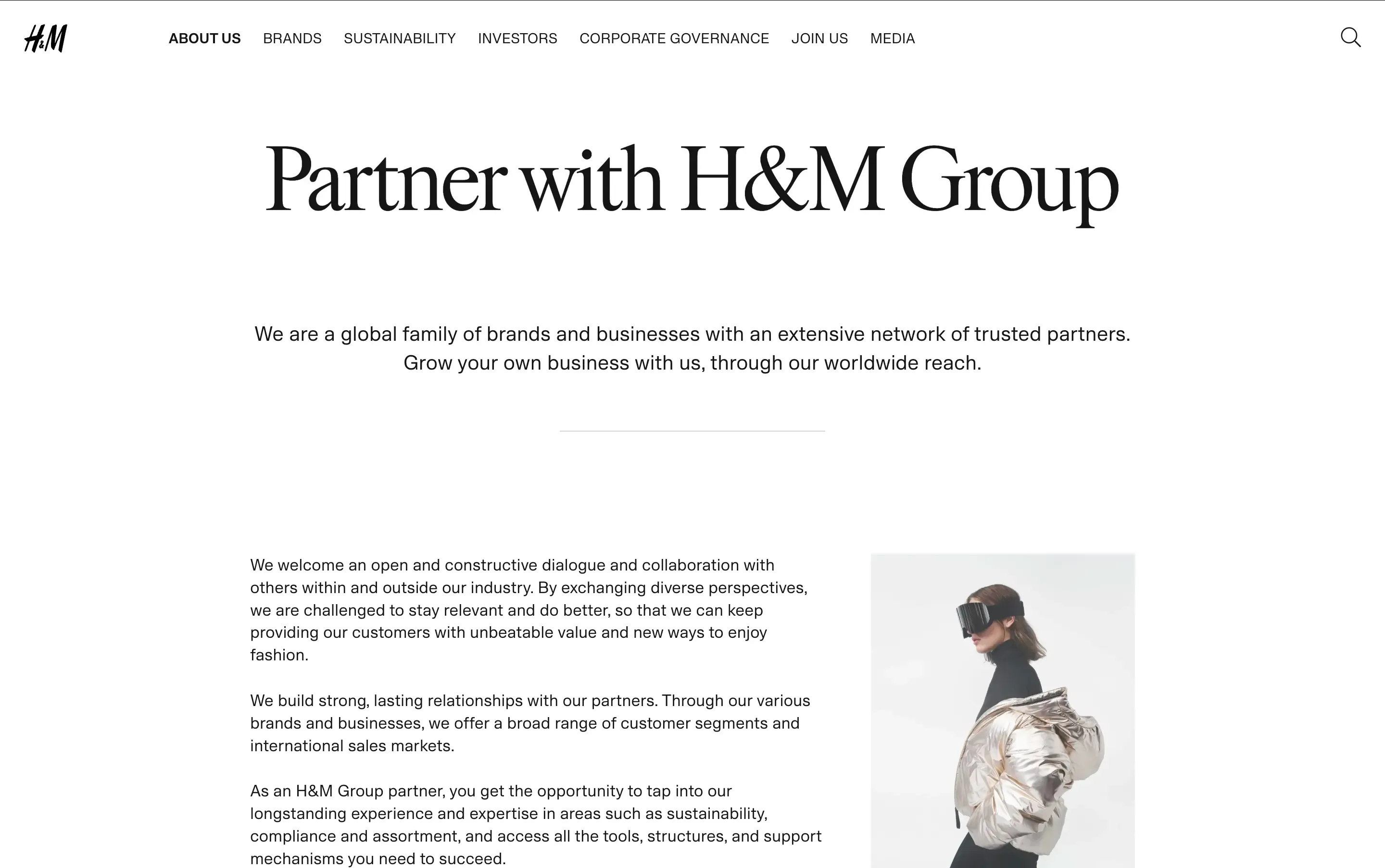 Sell on H&M markeplace