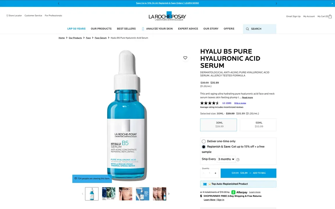 LA ROCHE POSAY AUTO-REPLENISH